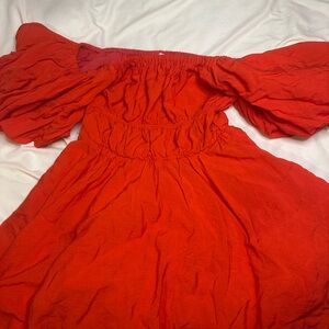 Alya Red Elastic Waistband